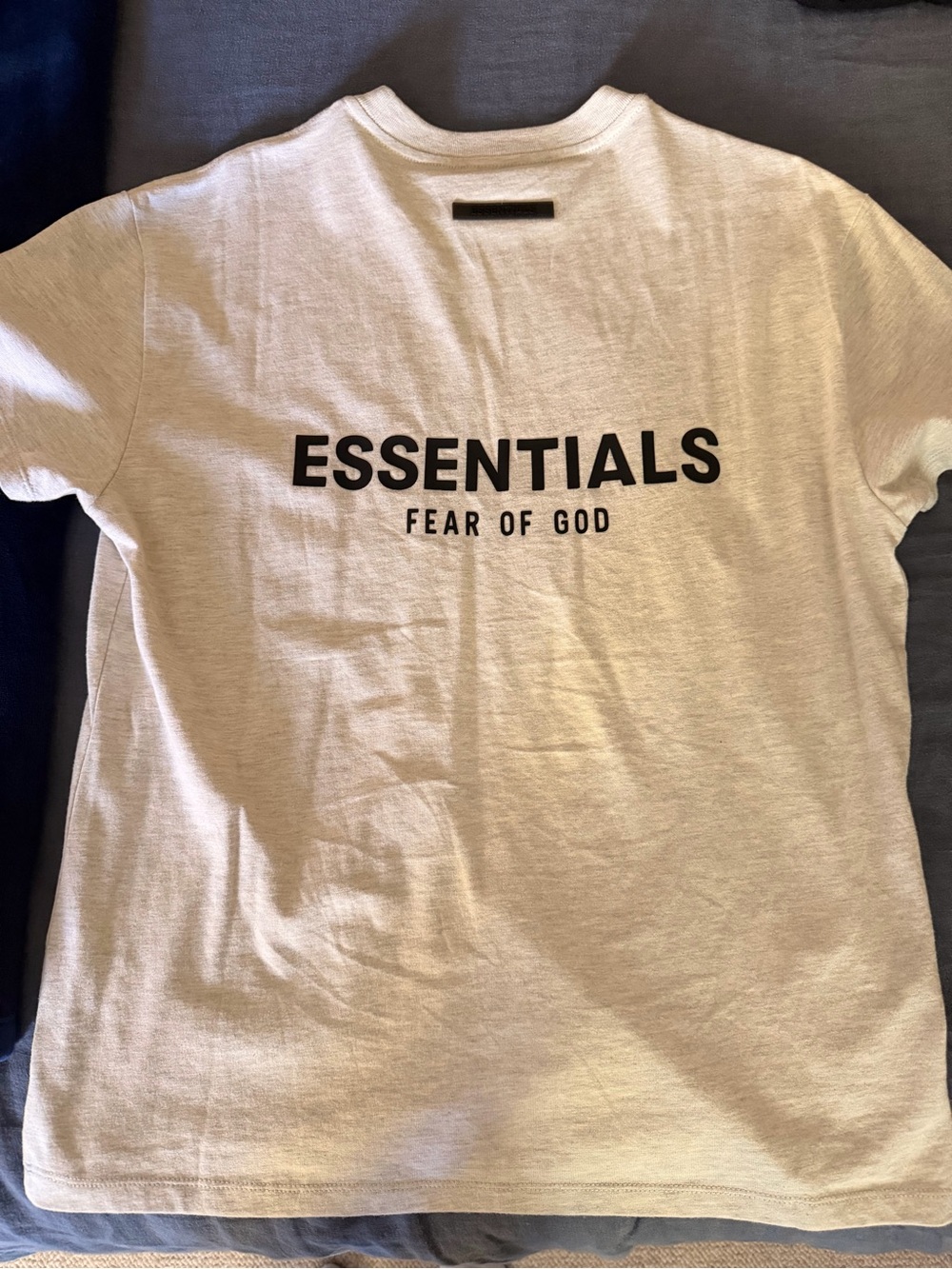 Fear of God Essentials Cream Short Sleeve Logo T-Shirt